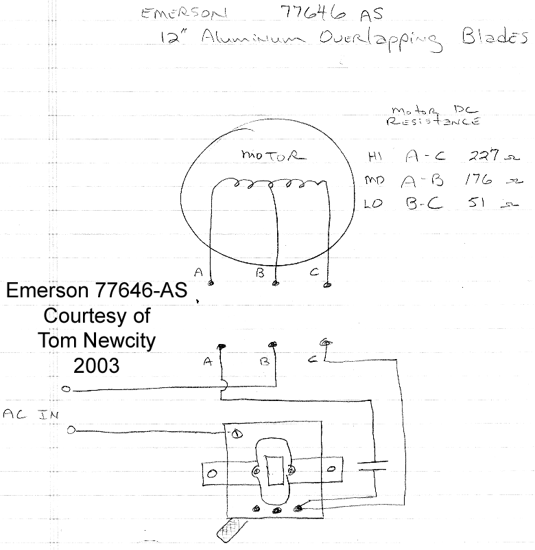 Emerson Electric Motor Wiring Diagram - Hanenhuusholli